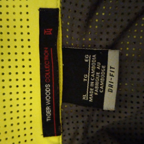 Tiger Woods Collection Nike Dri Fit Collared Shirt. XL - Picture 9 of 9